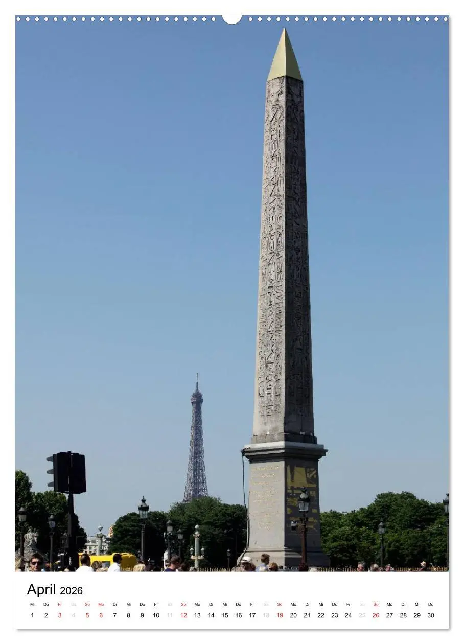 Bild: 9783516485189 | Unterwegs in Paris (hochwertiger Premium Wandkalender 2026 DIN A2...