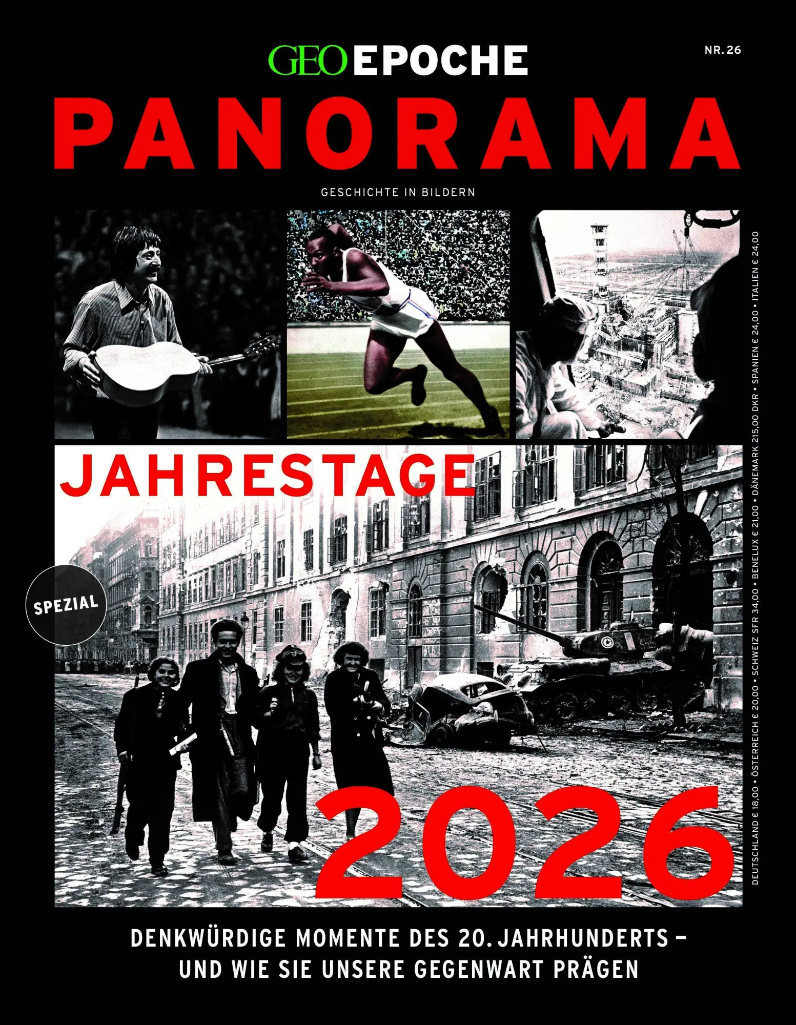 Cover: 9783652015189 | GEO Epoche PANORAMA 26/2025 Jahrestage 2026 | Geschichte in Bildern