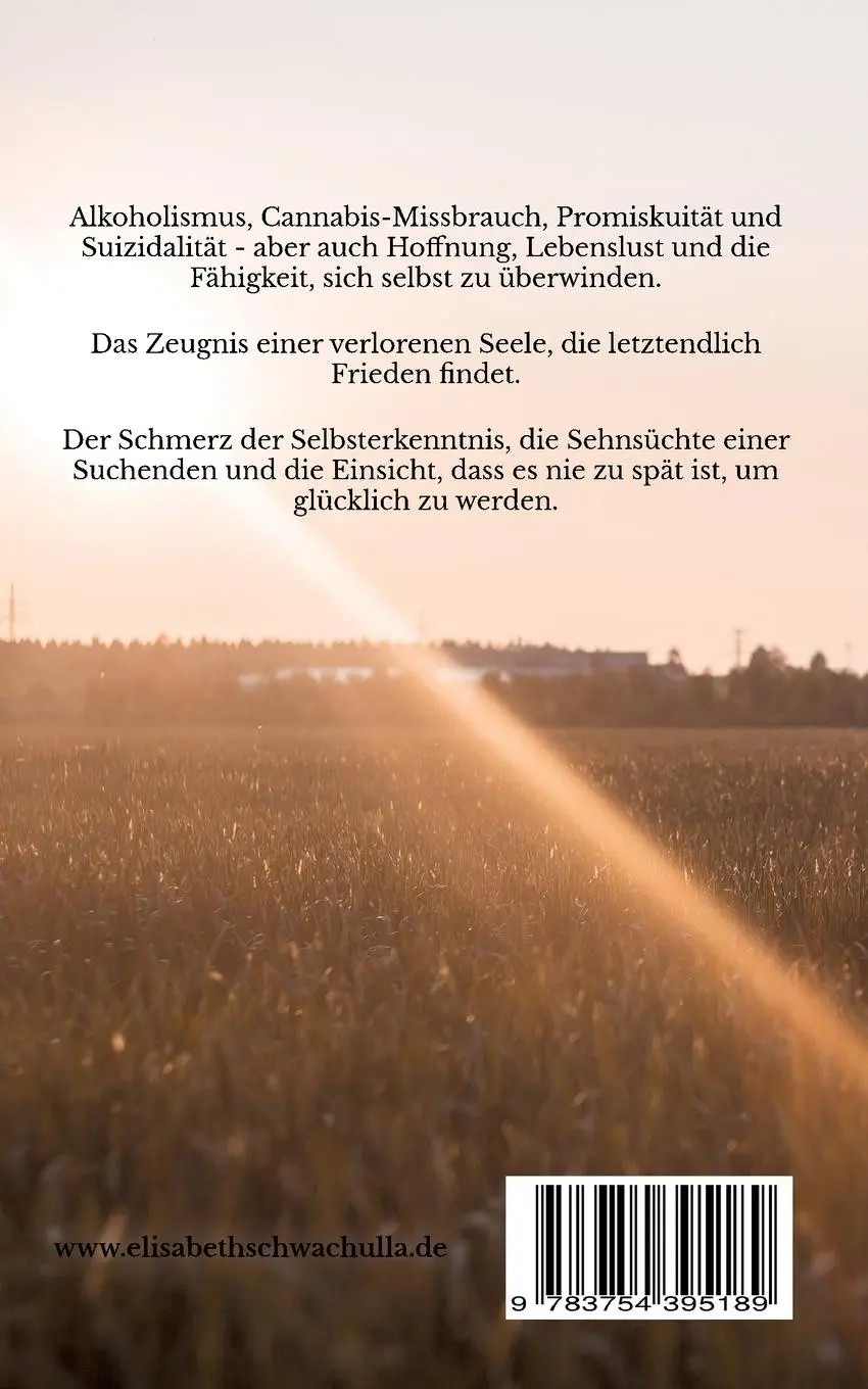 Rückseite: 9783754395189 | Sinnsucht und Selbstsuche | Gedichte aus 13 Lebensjahren | Schwachulla