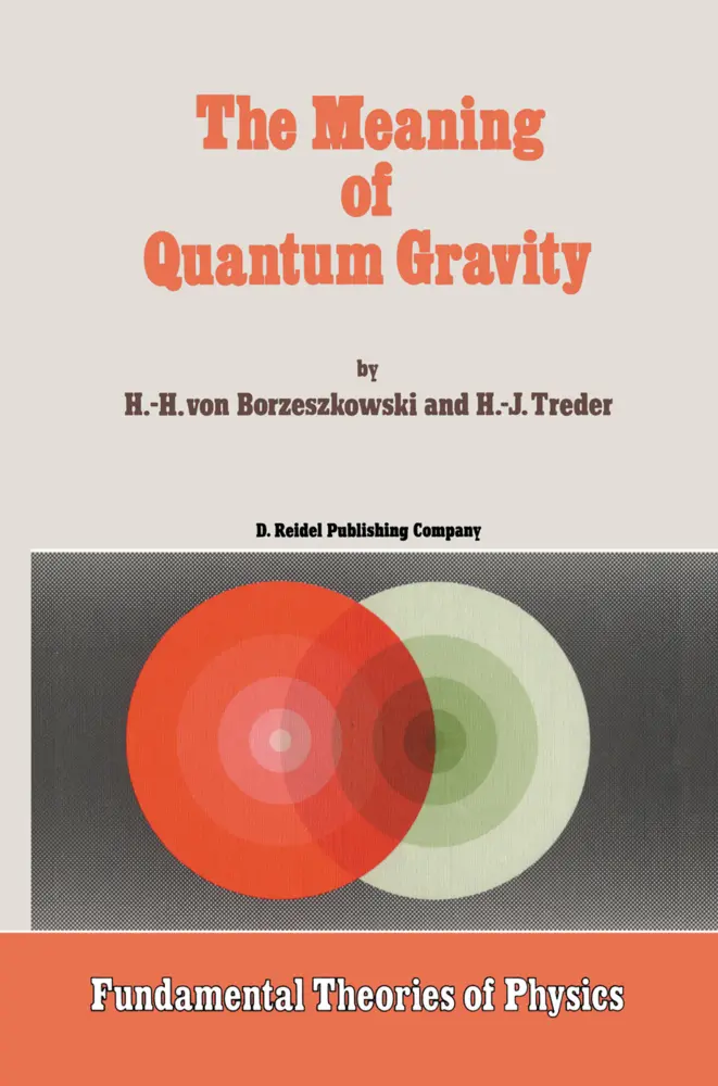 Cover: 9789027725189 | The Meaning of Quantum Gravity | H. J. Treder (u. a.) | Buch | viii