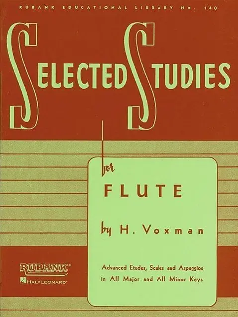 Cover: 9781423445289 | Selected Studies Flute Method Book Advanced Etudes, Scales and...