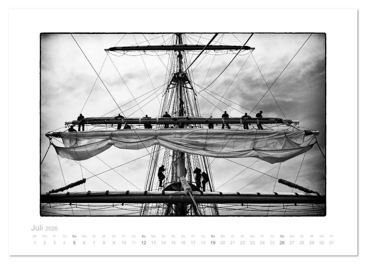 Bild: 9783516095289 | Gorch Fock - zeitlose Eindrücke (Wandkalender 2026 DIN A4 quer),...