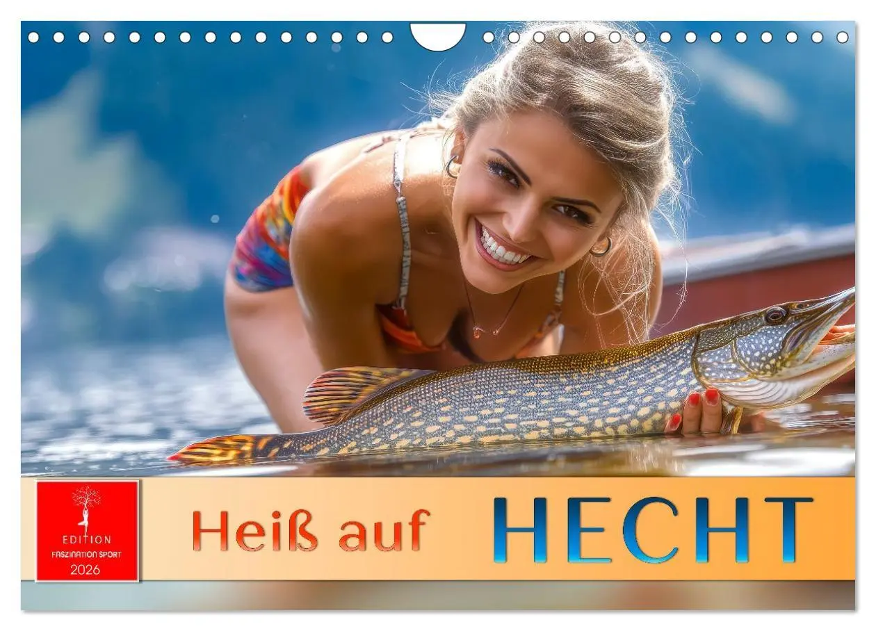 Cover: 9783516235289 | Heiß auf Hecht (Wandkalender 2026 DIN A4 quer), CALVENDO...