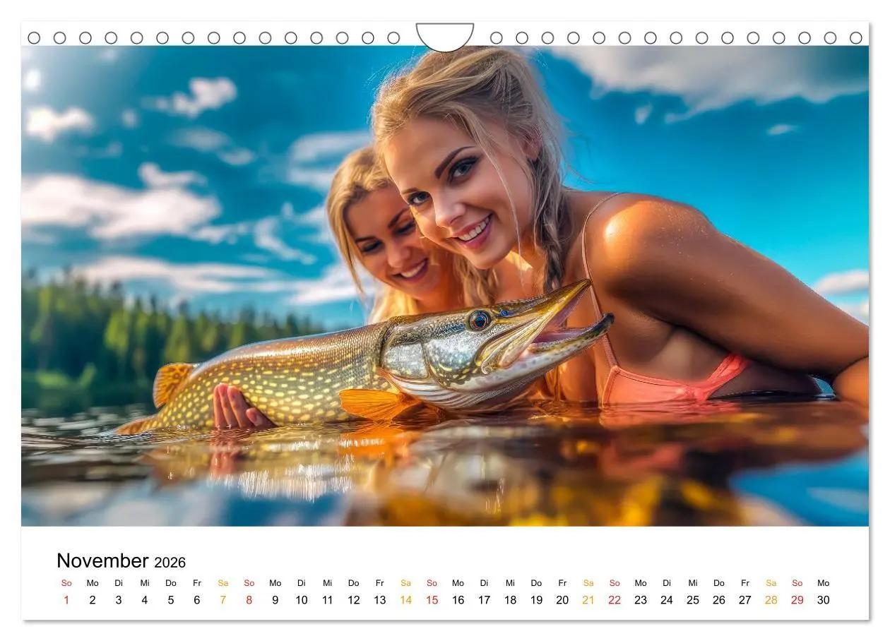 Bild: 9783516235289 | Heiß auf Hecht (Wandkalender 2026 DIN A4 quer), CALVENDO...