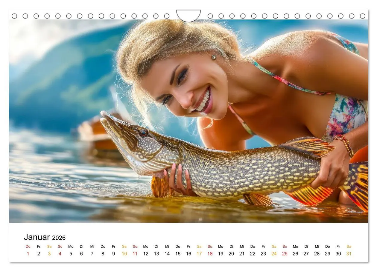 Bild: 9783516235289 | Heiß auf Hecht (Wandkalender 2026 DIN A4 quer), CALVENDO...