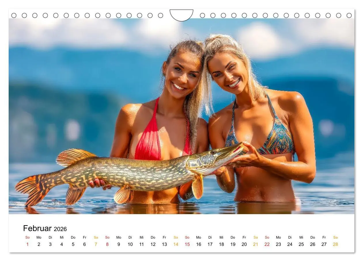 Bild: 9783516235289 | Heiß auf Hecht (Wandkalender 2026 DIN A4 quer), CALVENDO...