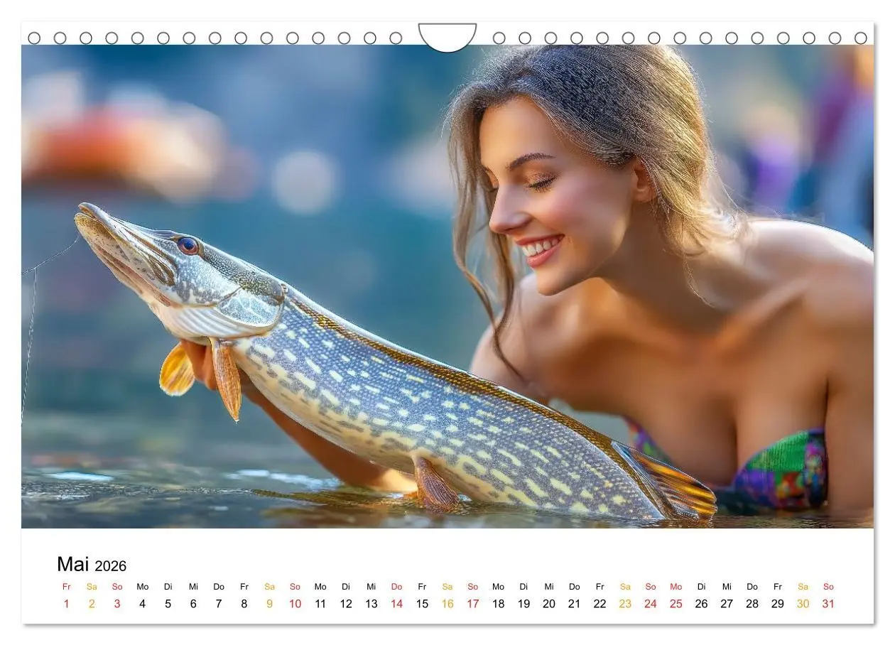 Bild: 9783516235289 | Heiß auf Hecht (Wandkalender 2026 DIN A4 quer), CALVENDO...