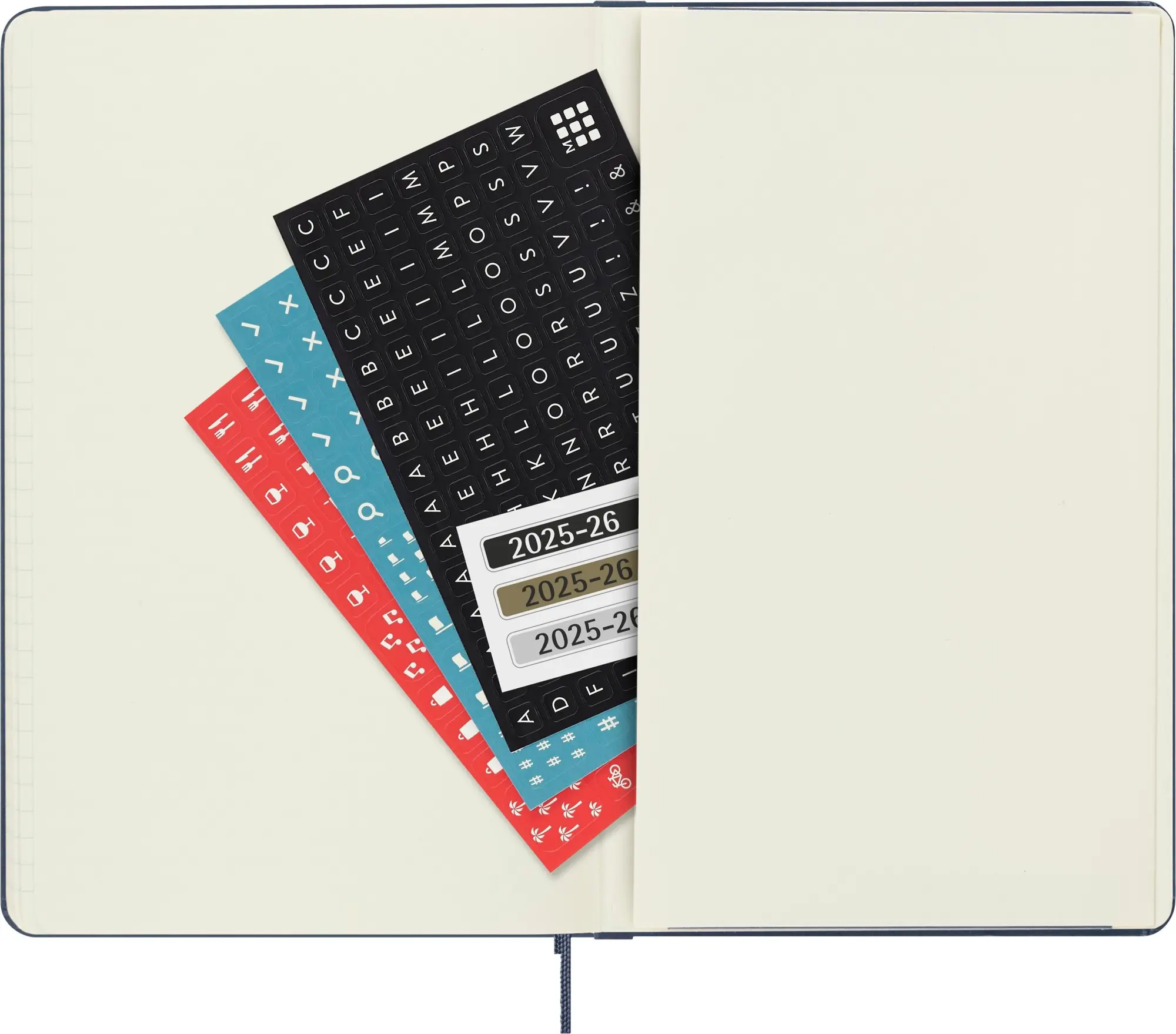 Bild: 8056999275389 | Moleskine 18 Monate Wochen Notizkalender 2025/2026, L/A5, 1 Wo = 1...