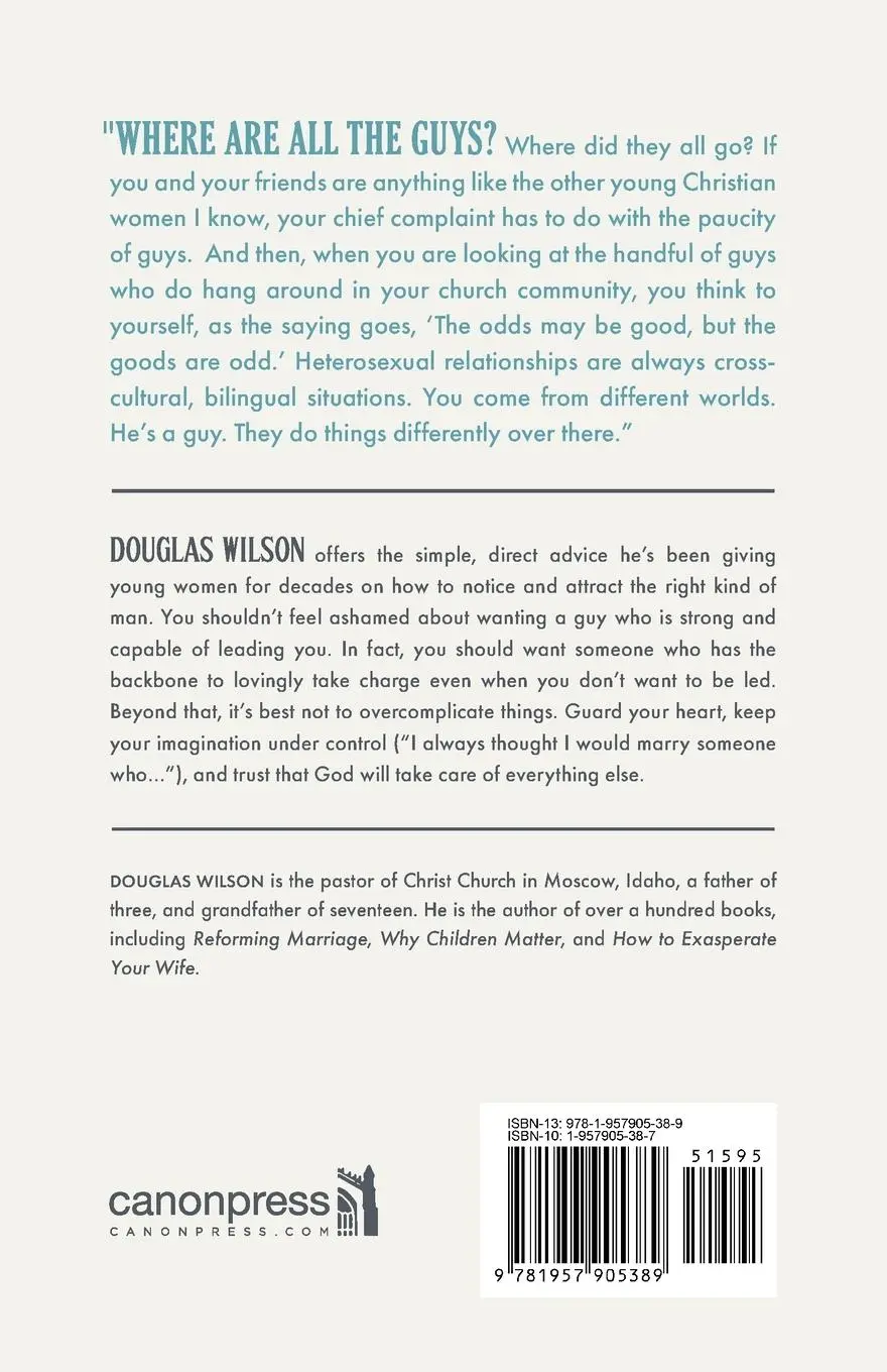 Rückseite: 9781957905389 | Get the Guy | Douglas Wilson | Taschenbuch | Englisch | 2023