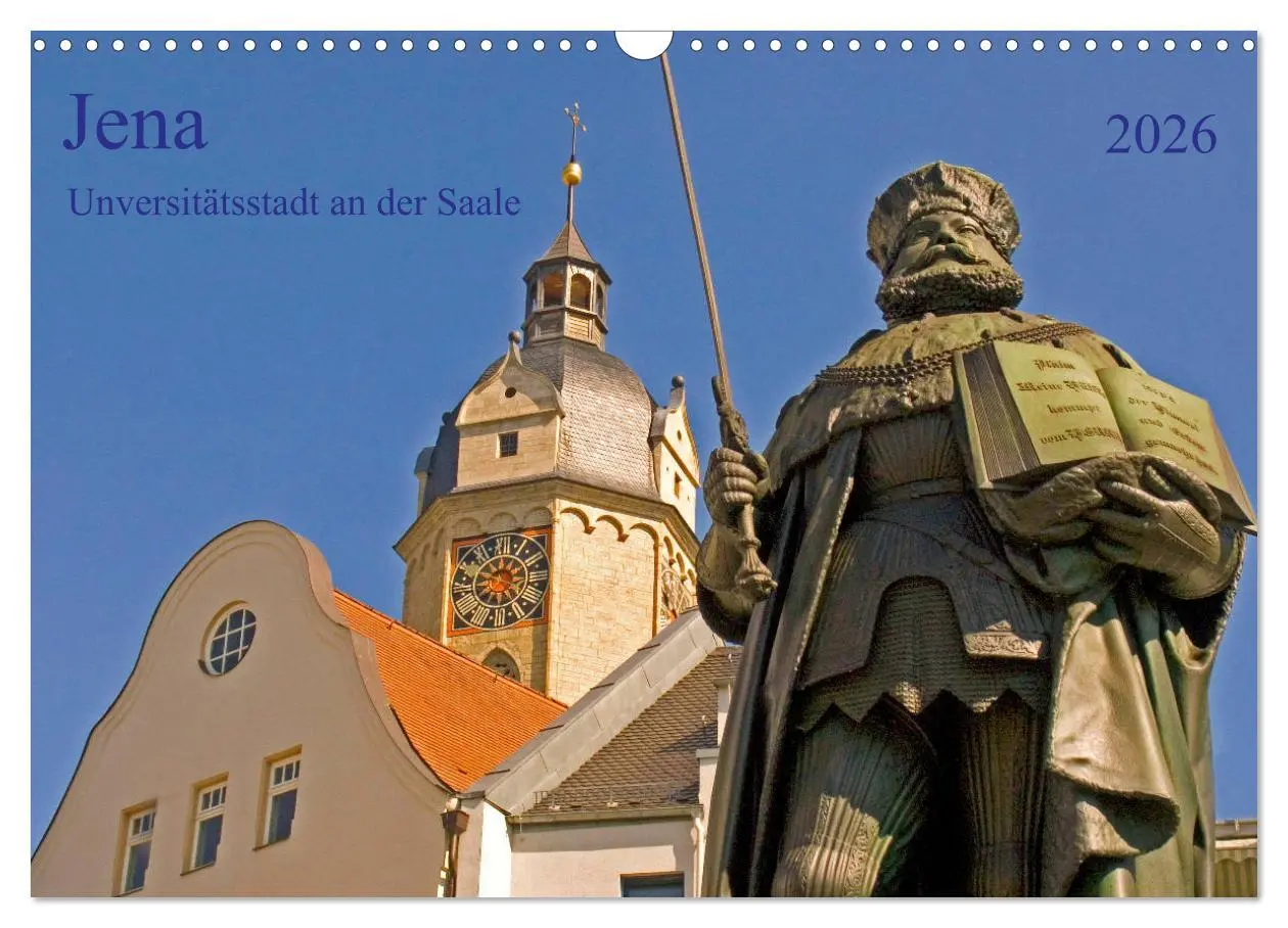 Cover: 9783457755389 | Jena Universitätstadt an der Saale (Wandkalender 2026 DIN A3 quer),...