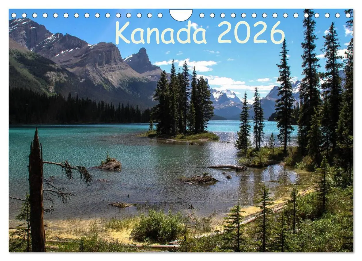 Cover: 9783516155389 | Kanada 2026 (Wandkalender 2026 DIN A4 quer), CALVENDO Monatskalender