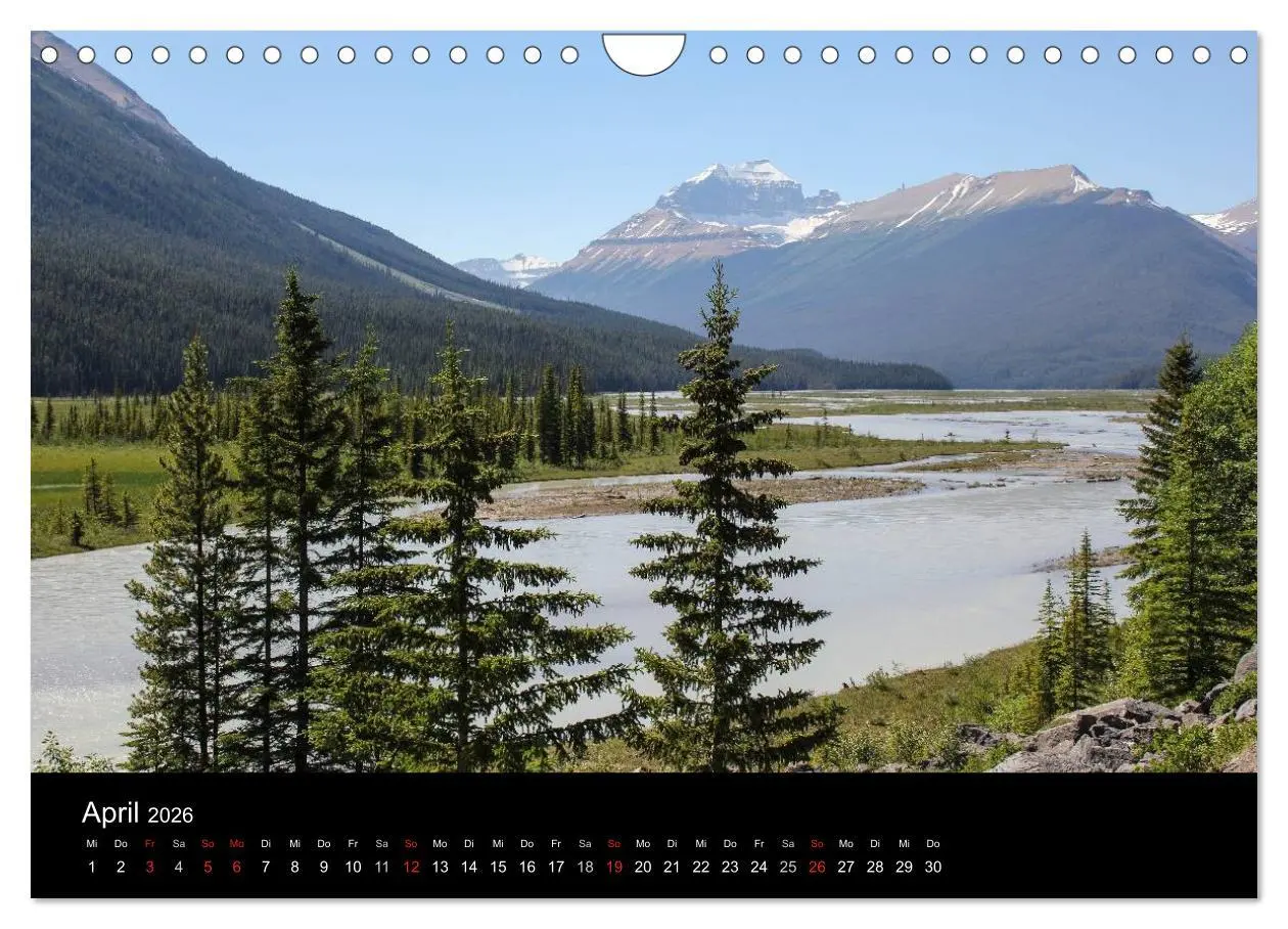 Bild: 9783516155389 | Kanada 2026 (Wandkalender 2026 DIN A4 quer), CALVENDO Monatskalender