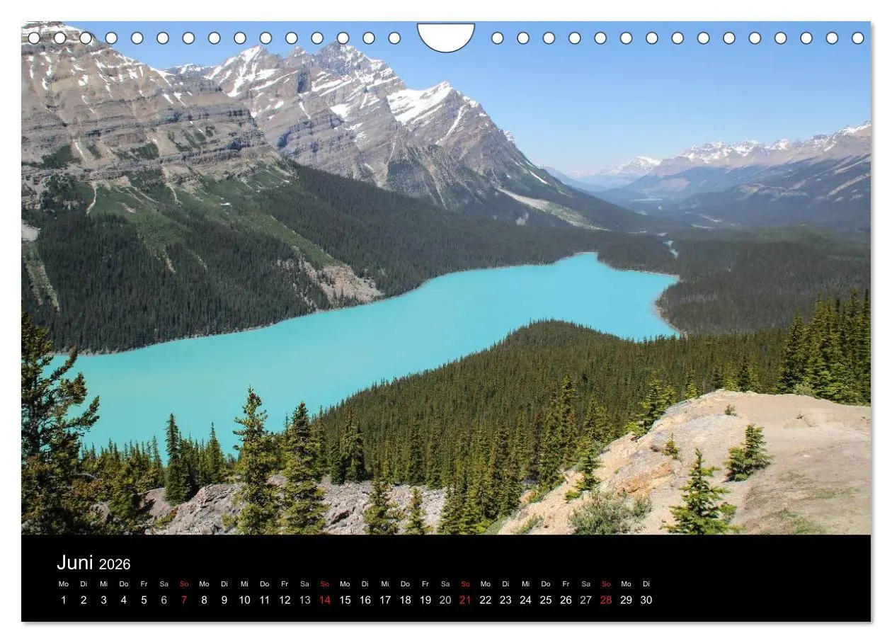 Bild: 9783516155389 | Kanada 2026 (Wandkalender 2026 DIN A4 quer), CALVENDO Monatskalender