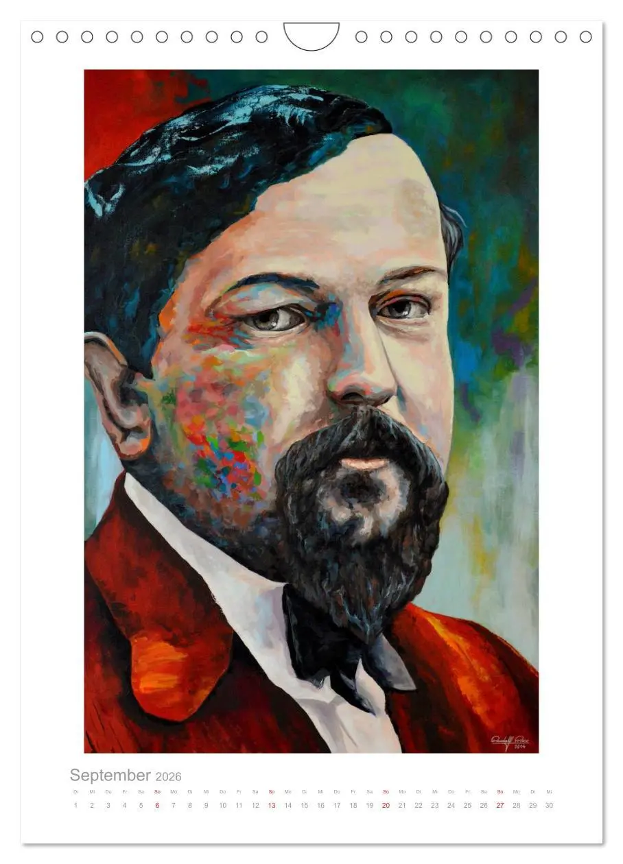 Bild: 9783516465389 | PopArt Bilder berühmter Komponisten (Wandkalender 2026 DIN A4...