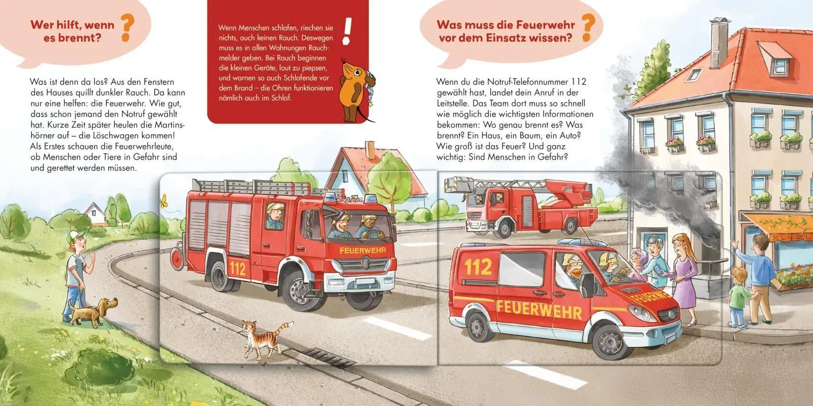 Bild: 9783551255389 | Frag doch mal ... die Maus: Feuerwehr | Erstes Sachwissen | Klose