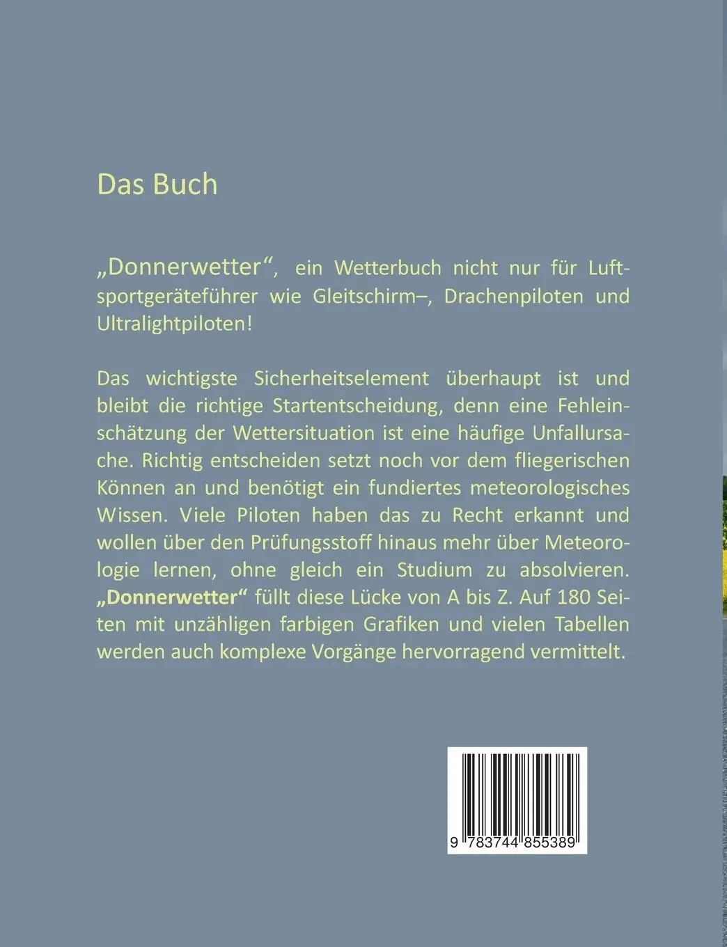 Rückseite: 9783744855389 | Donnerwetter | Flugmeteorologie von A bis Z | Roger P. Frey | Buch