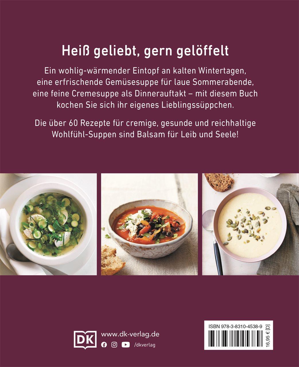 Rückseite: 9783831045389 | Seelenwärmersuppen | Über 60 Rezepte zum Wohlfühlen | DK Verlag | Buch