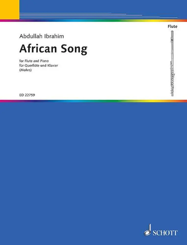 Cover: 9790001165389 | African Song | Abdullah Ibrahim | Buch | Schott Music