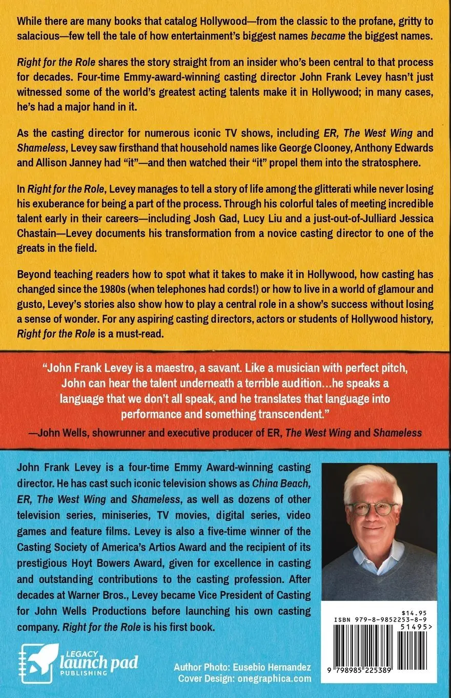 Rückseite: 9798985225389 | Right for the Role | John Frank Levey | Taschenbuch | Paperback | 2022