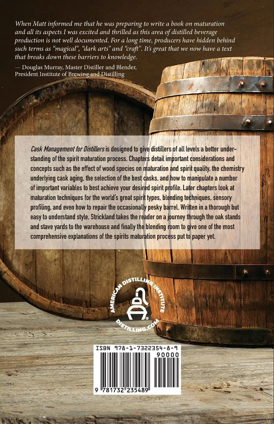 Rückseite: 9781732235489 | Cask Management for Distillers | Matt Strickland | Taschenbuch | 2021