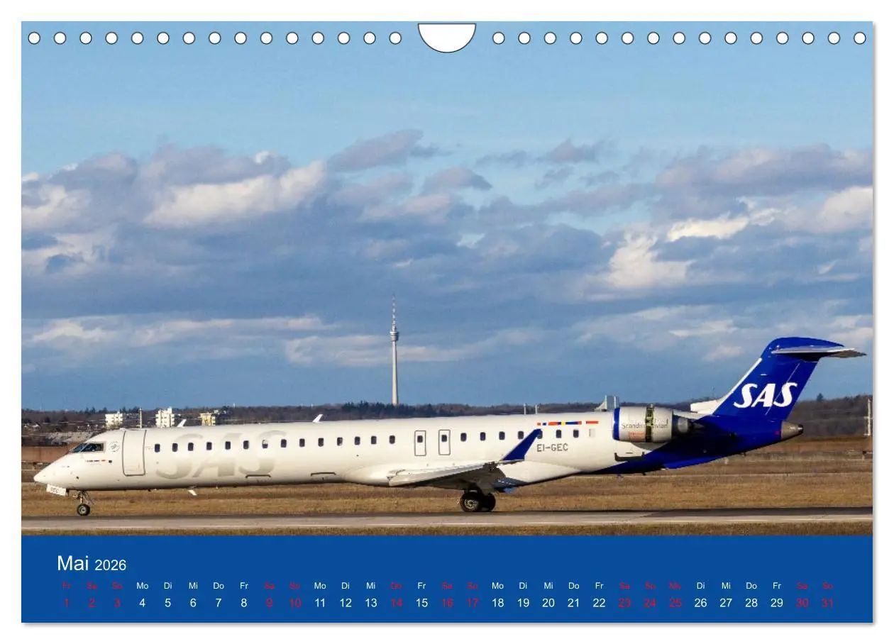 Bild: 9783457295489 | Besondere Flugzeuge am Flughafen Stuttgart (Wandkalender 2026 DIN...