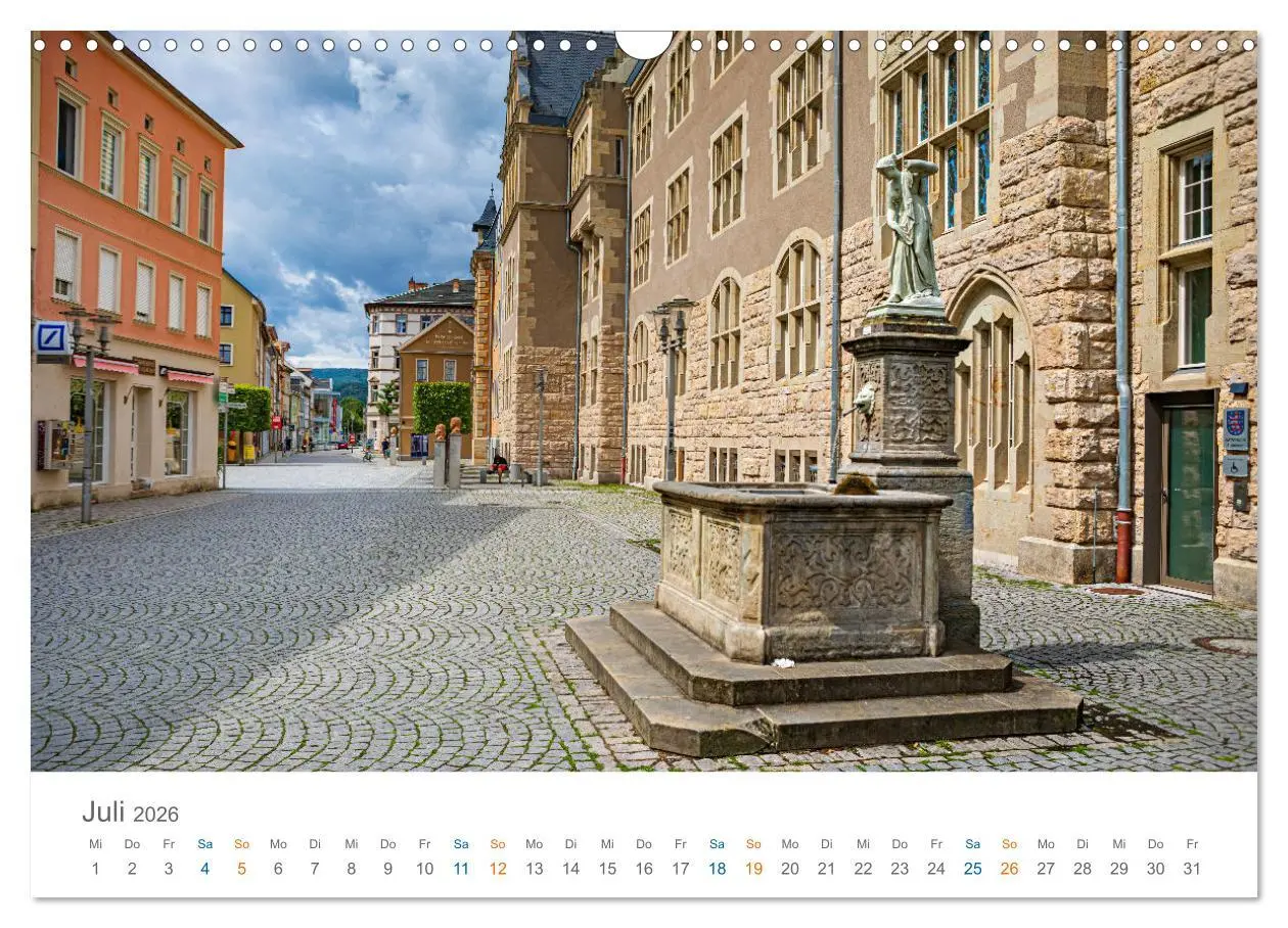 Bild: 9783457365489 | Rudolstadt - im Tal der Saale (Wandkalender 2026 DIN A3 quer),...