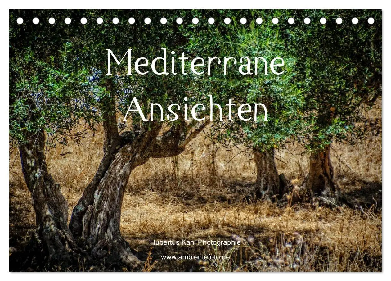 Cover: 9783516075489 | Mediterrane Ansichten 2026 (Tischkalender 2026 DIN A5 quer),...