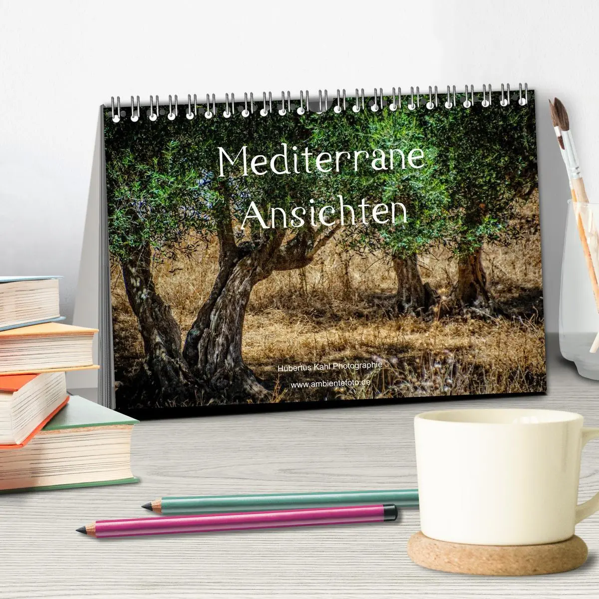 Bild: 9783516075489 | Mediterrane Ansichten 2026 (Tischkalender 2026 DIN A5 quer),...