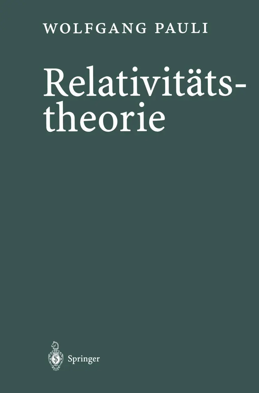 Cover: 9783642635489 | Relativitätstheorie | Wolfgang Pauli | Taschenbuch | xv | Deutsch