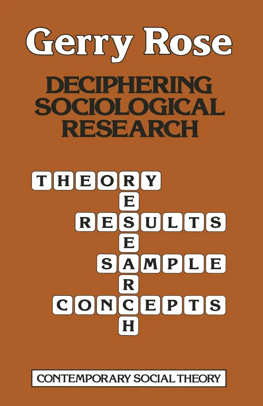 Cover: 9780333285589 | Deciphering Sociological Research | Gerry Rose | Taschenbuch | 1982