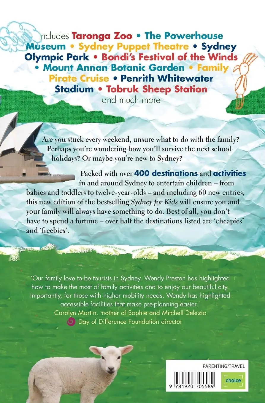 Rückseite: 9781920705589 | Sydney for Kids | Wendy Preston | Taschenbuch | Englisch | 2012