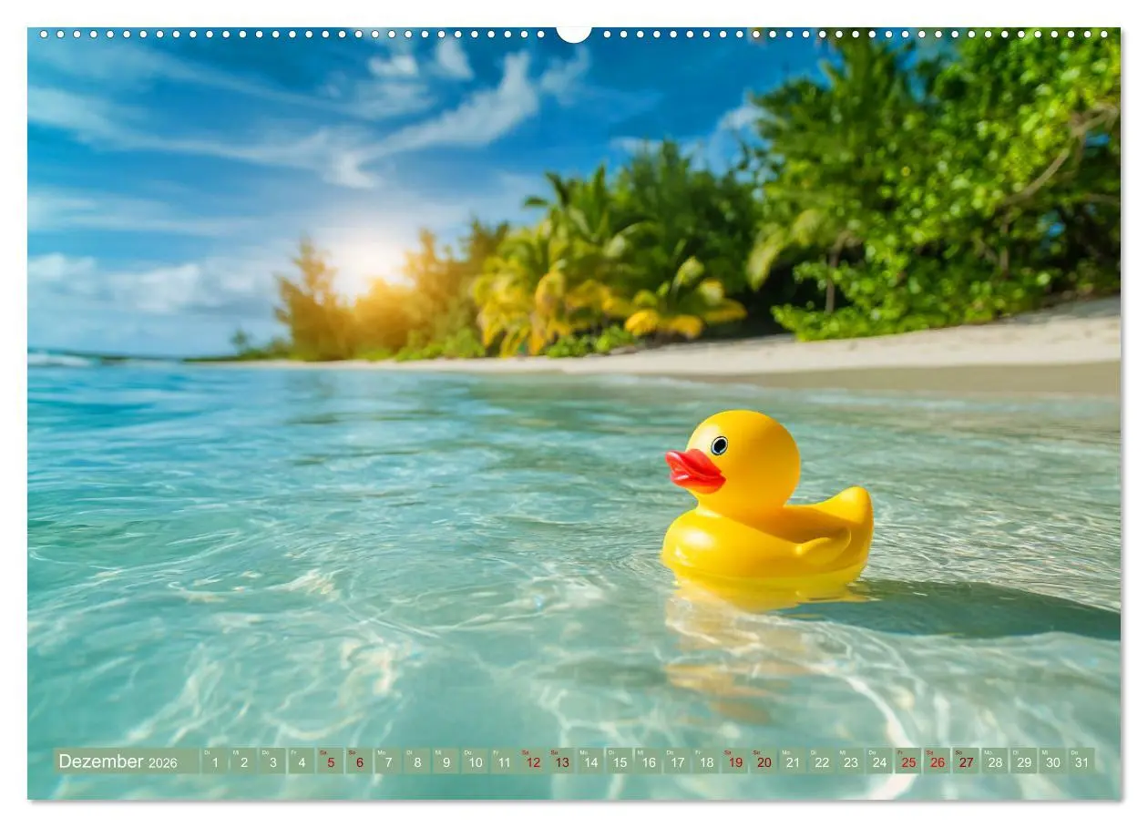 Bild: 9783457285589 | Gummienten auf Weltreise (hochwertiger Premium Wandkalender 2026...