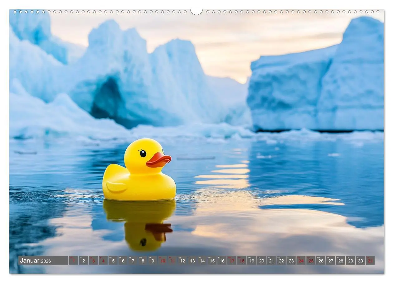 Bild: 9783457285589 | Gummienten auf Weltreise (hochwertiger Premium Wandkalender 2026...