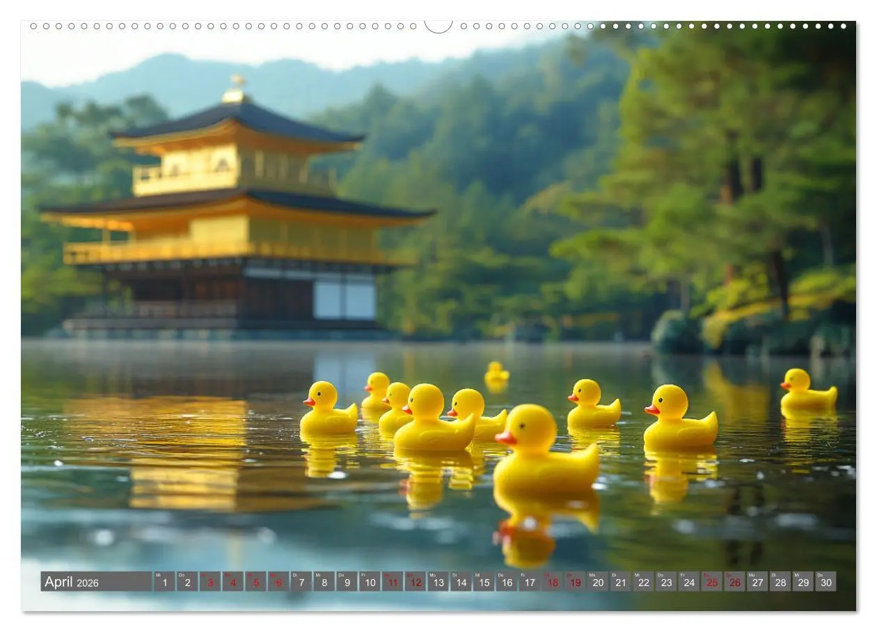 Bild: 9783457285589 | Gummienten auf Weltreise (hochwertiger Premium Wandkalender 2026...
