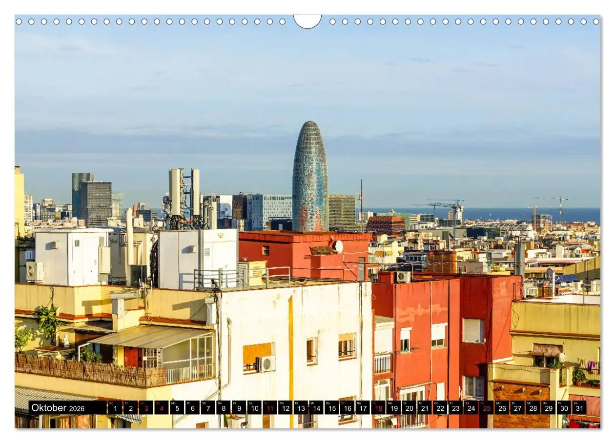 Bild: 9783457805589 | Barcelona - Über den Dächern Kataloniens (Wandkalender 2026 DIN A3...