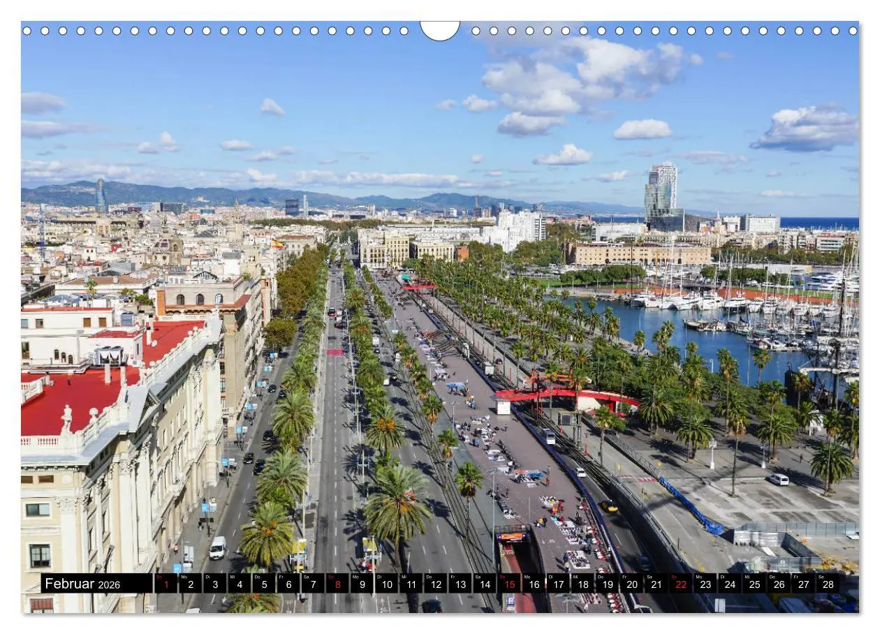 Bild: 9783457805589 | Barcelona - Über den Dächern Kataloniens (Wandkalender 2026 DIN A3...
