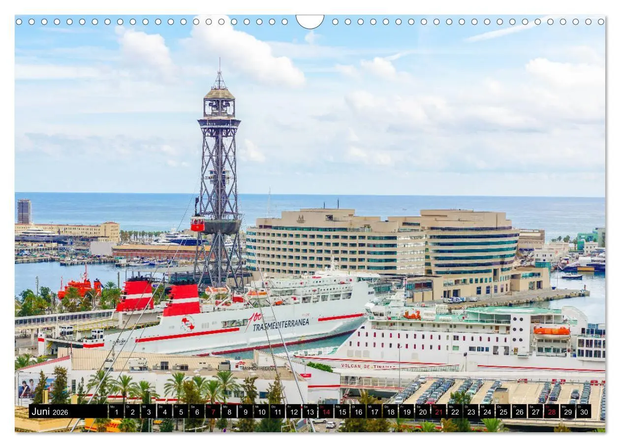 Bild: 9783457805589 | Barcelona - Über den Dächern Kataloniens (Wandkalender 2026 DIN A3...
