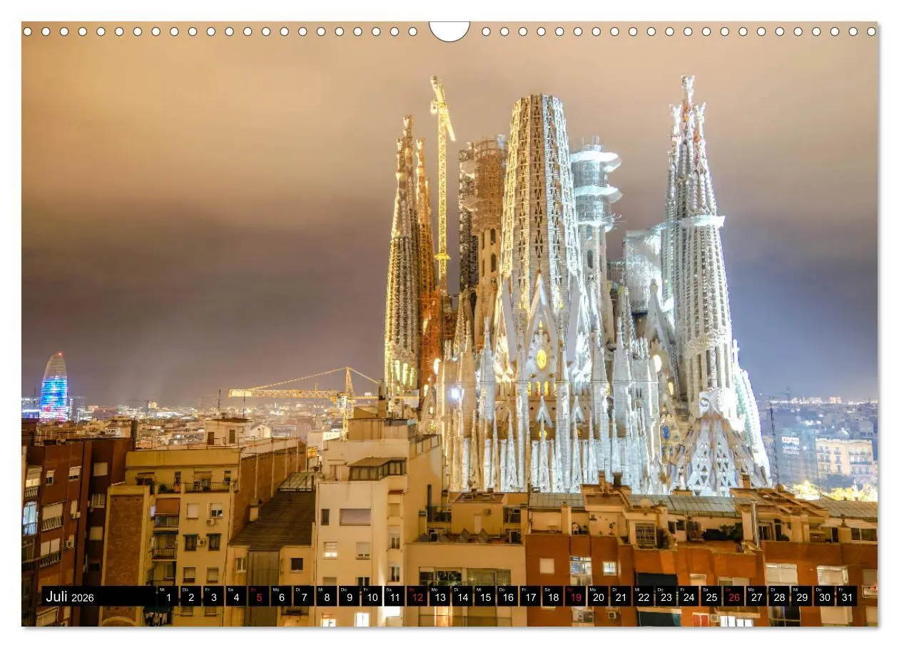 Bild: 9783457805589 | Barcelona - Über den Dächern Kataloniens (Wandkalender 2026 DIN A3...