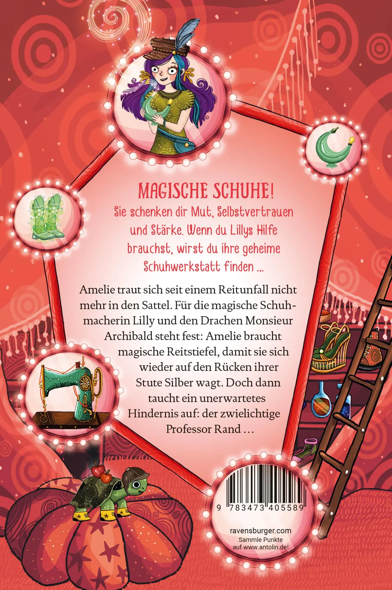 Rückseite: 9783473405589 | Lillys magische Schuhe, Band 7 - Das kostbare Pferd | Usch Luhn | Buch