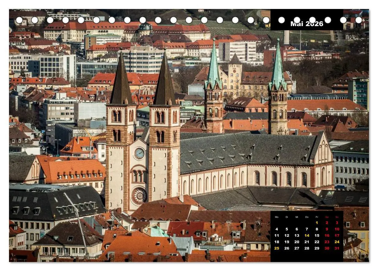 Bild: 9783516135589 | Würzburg - Die Perle Unterfrankens (Tischkalender 2026 DIN A5...