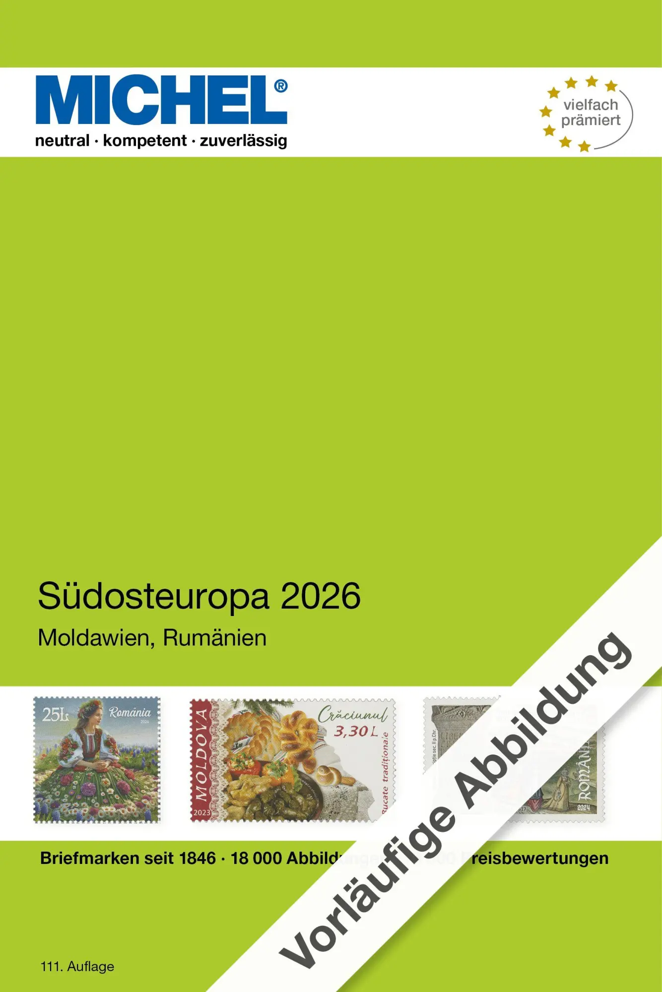 Cover: 9783954025589 | Südosteuropa 2026 | Moldawien, Rumänien | Michel-Redaktion | Buch