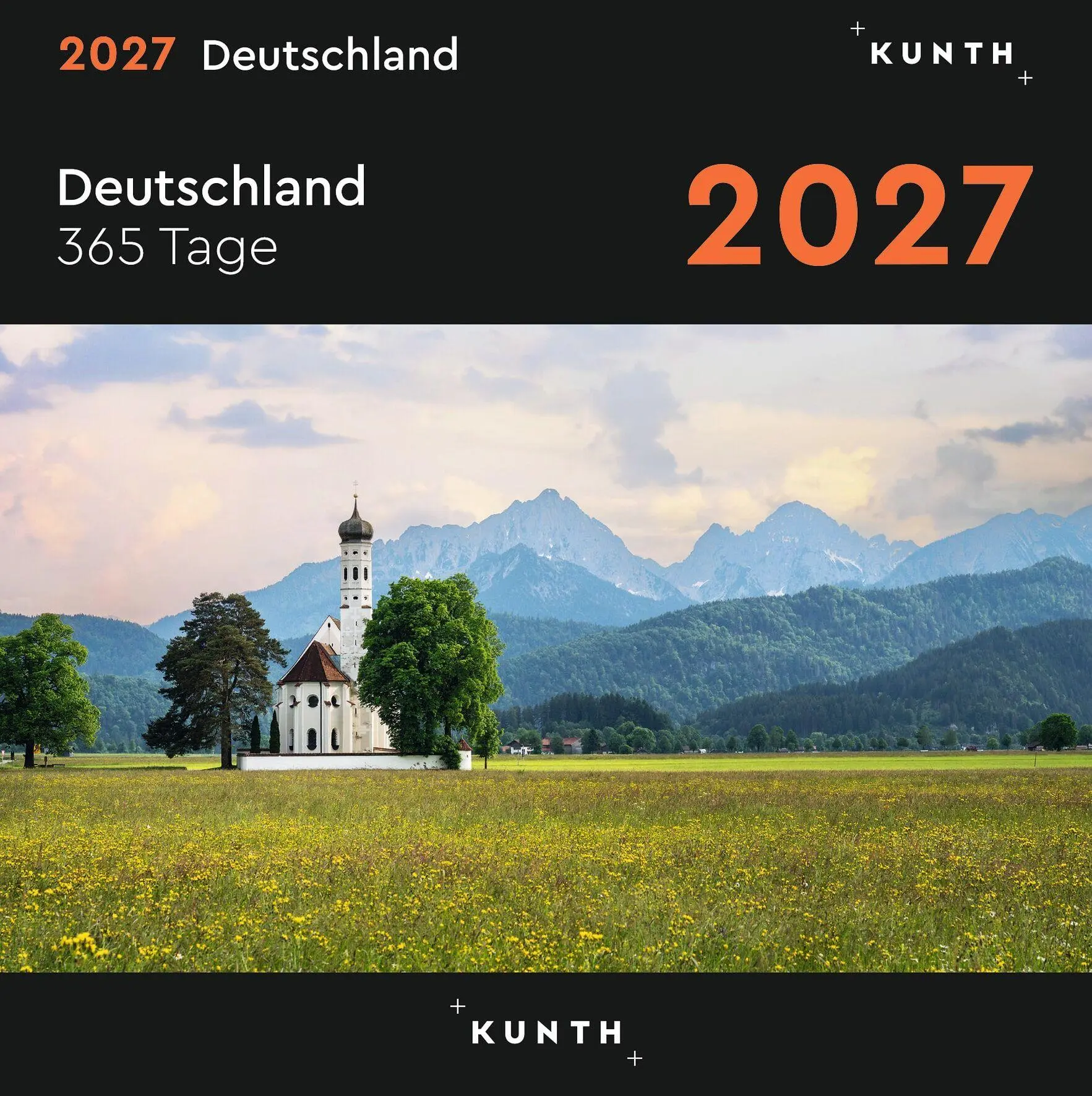 Cover: 9783965915589 | Deutschland - KUNTH 365-Tage-Abreißkalender 2027 | Kalender | 736 S.