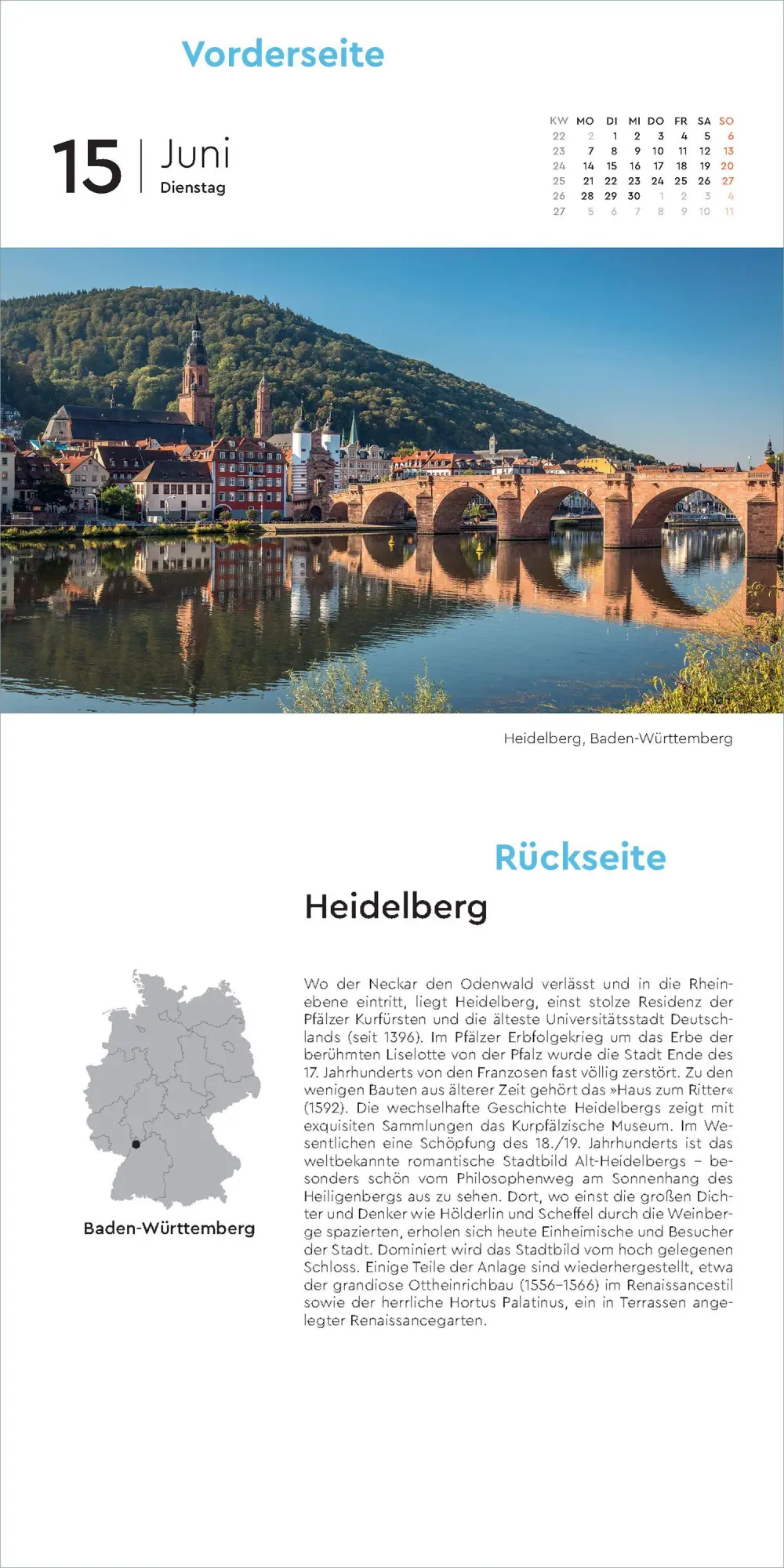 Bild: 9783965915589 | Deutschland - KUNTH 365-Tage-Abreißkalender 2027 | Kalender | 736 S.