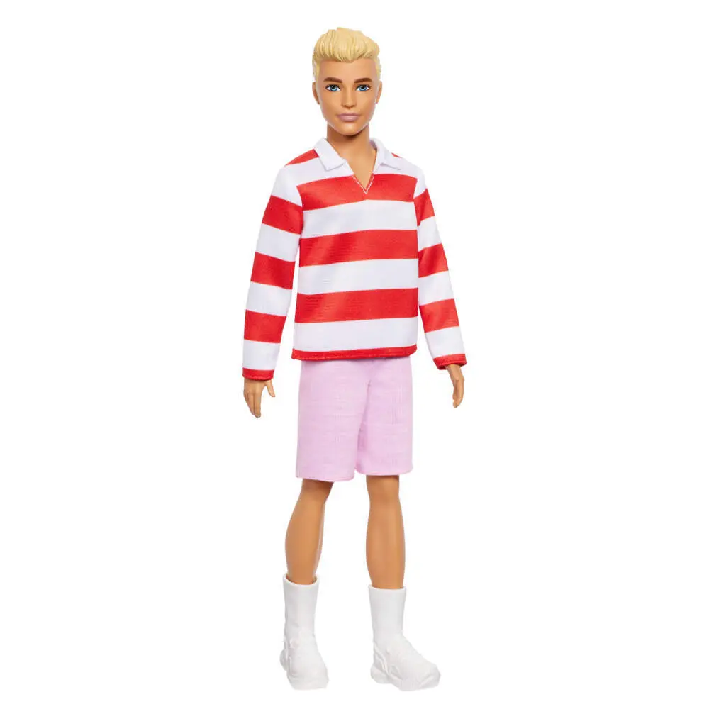 Cover: 194735255689 | Barbie Fashionista Ken-Puppe - Red and White Strip | Fensterkarton