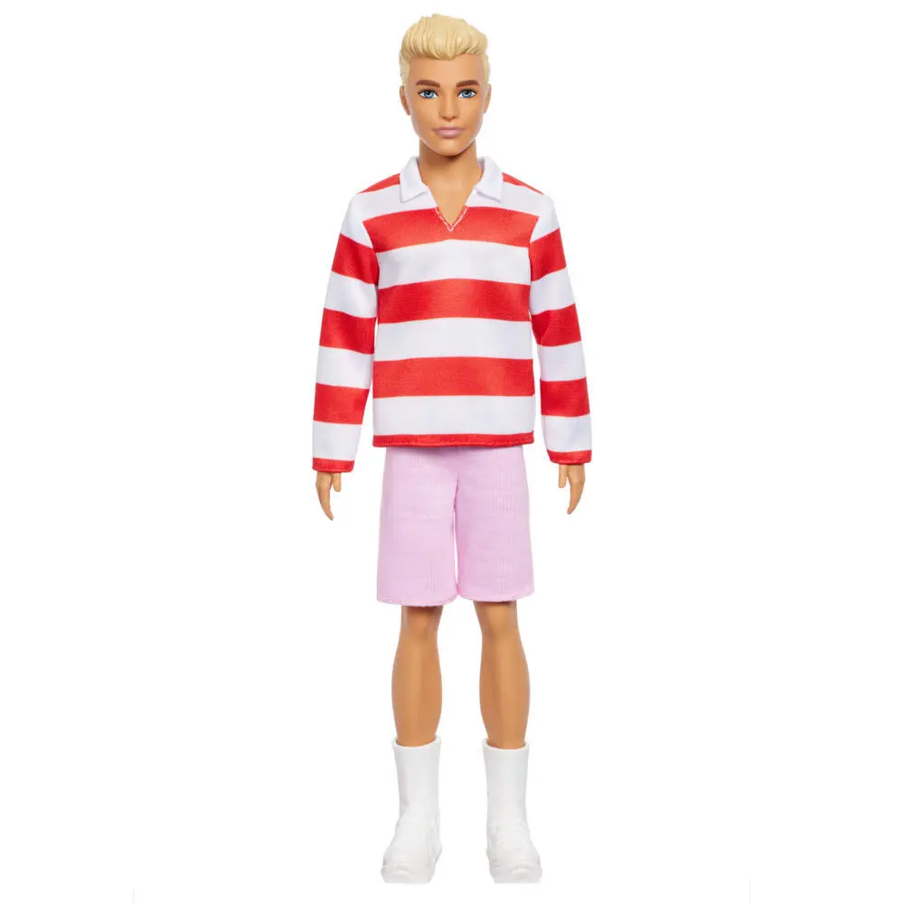 Bild: 194735255689 | Barbie Fashionista Ken-Puppe - Red and White Strip | Fensterkarton