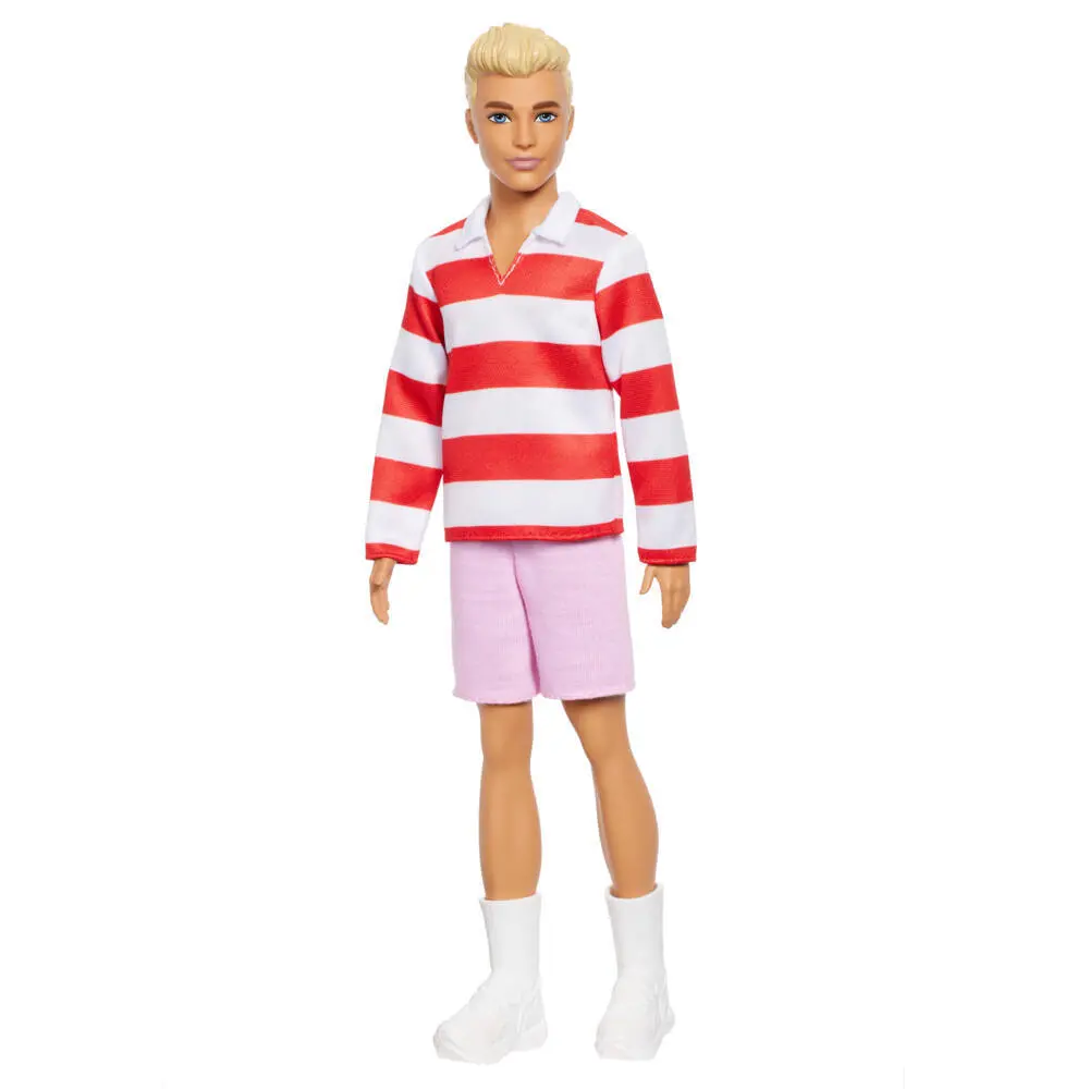 Bild: 194735255689 | Barbie Fashionista Ken-Puppe - Red and White Strip | Fensterkarton