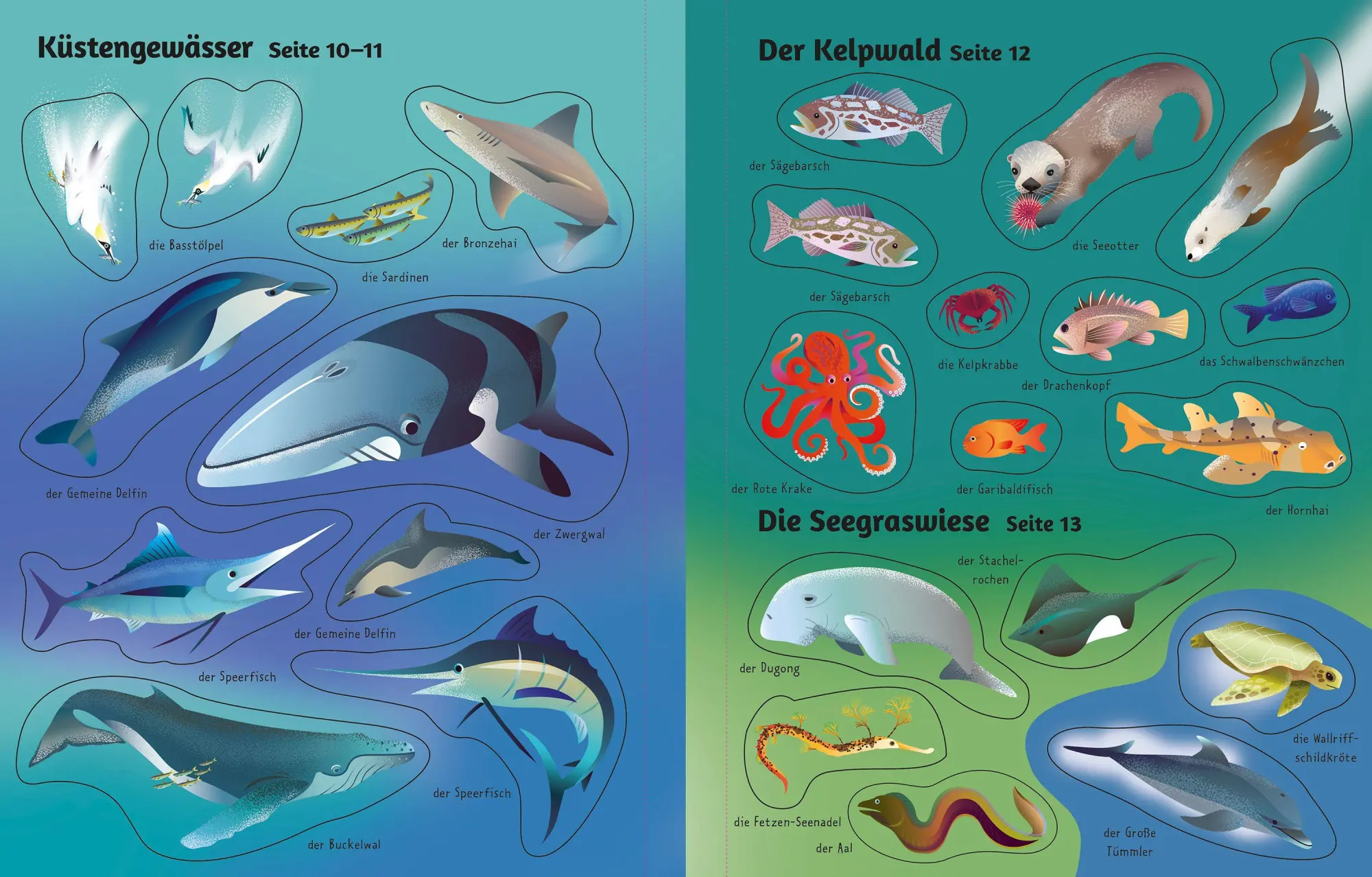Bild: 9781035705689 | Mein erstes Stickerbuch: Leben im Meer | Alice Beecham | Taschenbuch