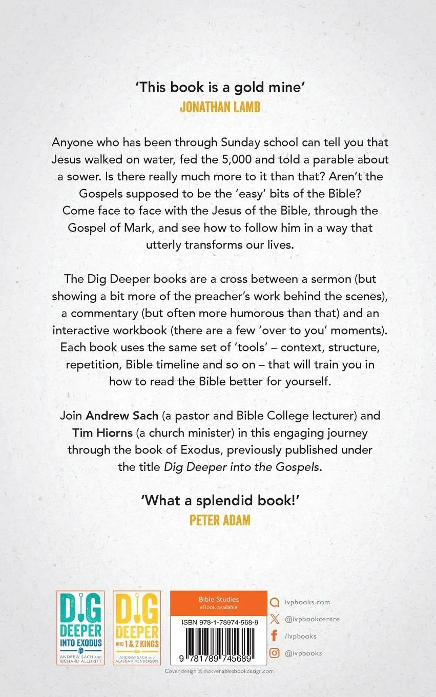 Rückseite: 9781789745689 | Dig Deeper into Mark | Andrew Sach (u. a.) | Taschenbuch | Englisch