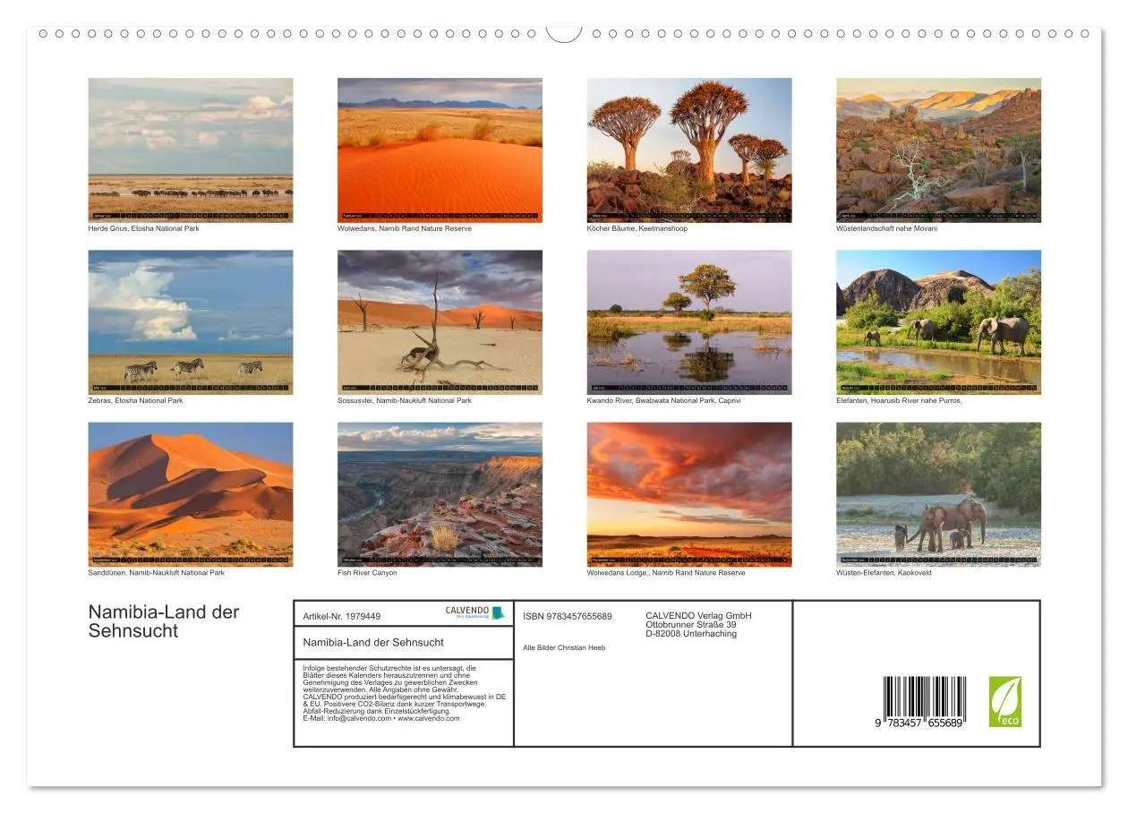 Bild: 9783457655689 | Namibia-Land der Sehnsucht (hochwertiger Premium Wandkalender 2026...