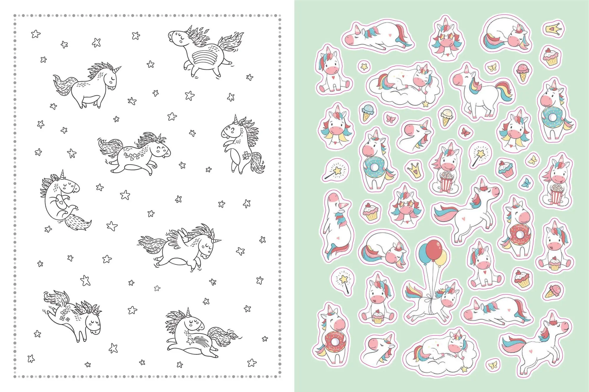 Bild: 9783625195689 | Stickerbuch Lustige Tiere I Über 1000 Sticker | Taschenbuch | 48 S.